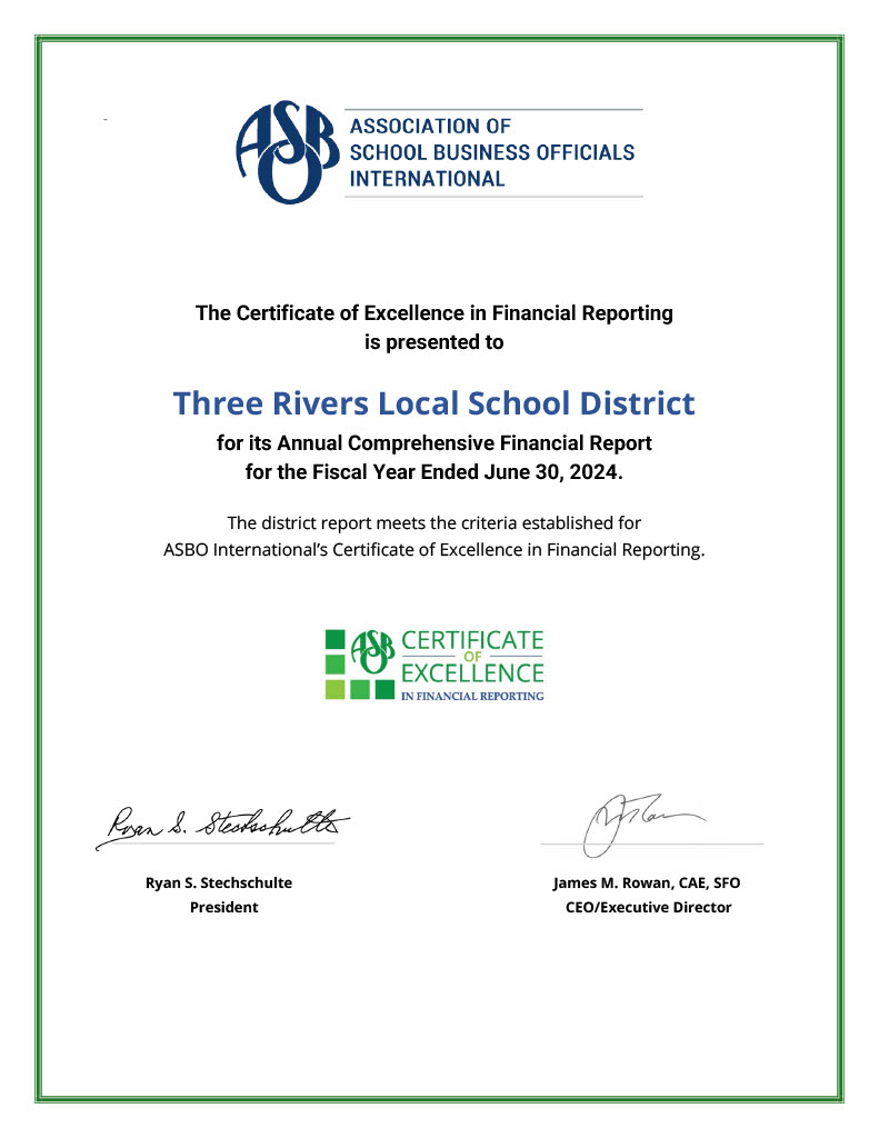 Certificate of Excellence