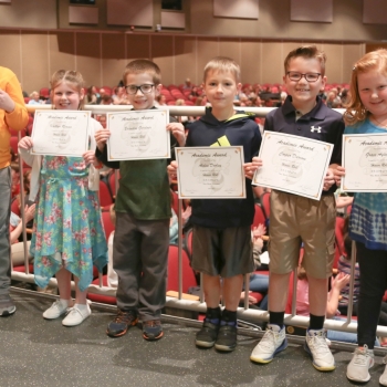 second grade awards picture of kids